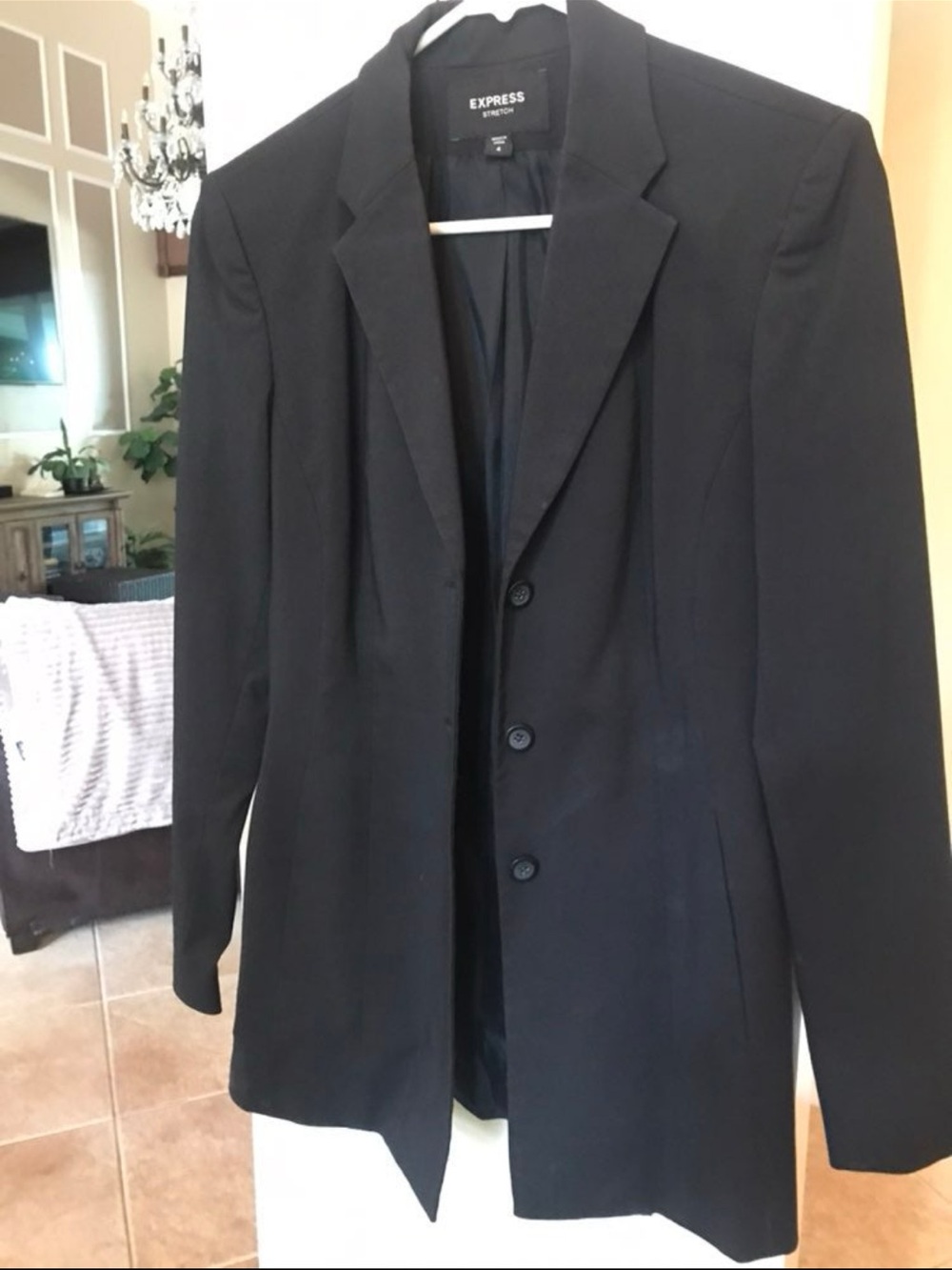 Express Black Stretch Blazer